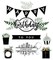 Carson Dellosa 62 pc Bundle of Farmhouse Decor, Calendar Monthly Headers, Cupcakes, Presents, Mason Jars, Plant and Eucalyptus Birthday Decorations for Party, Classroom, and Bulletin Board